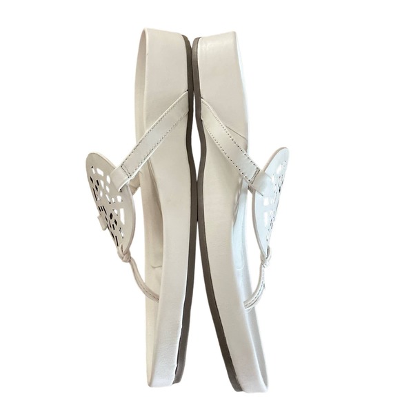 VIONIC Solari Toe Post Cream White Sandals Flats Shoes NEW Size 9 - Picture 5 of 8